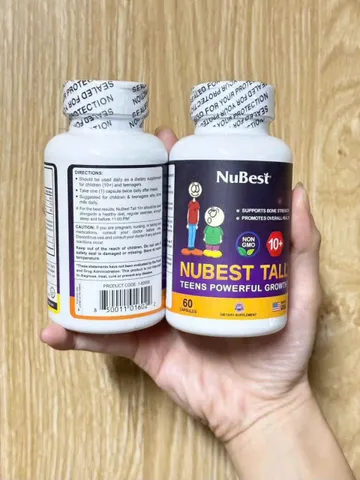 (HÀNG CHÍNH HÃNG MỸ) VIÊN UỐNG HỖ TRỢ TĂNG CHIỀU CAO NUBEST TALL
