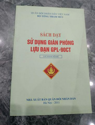 Sách dạy sử dụng giàn phóng lựu đạn GPL-90CT