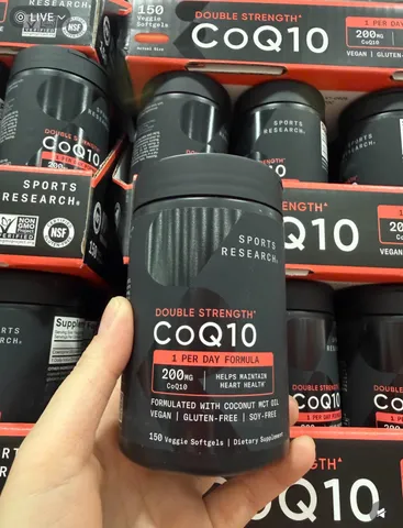 (HÀNG CHÍNH HÃNG MỸ) VIÊN UỐNG CoQ10 SPORT RESEARCH 200mg 150 viên