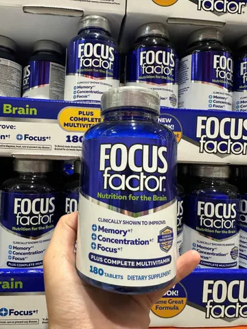 (HÀNG CHÍNH HÃNG MỸ) VIÊN UỐNG BỔ NÃO HỖ TRỢ TRÍ NHỚ FOCUS FACTOR 180 viên