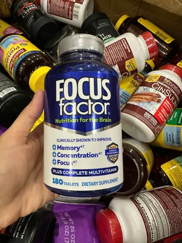(HÀNG CHÍNH HÃNG MỸ) VIÊN UỐNG BỔ NÃO HỖ TRỢ TRÍ NHỚ FOCUS FACTOR 180 viên