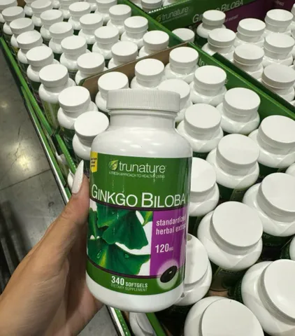 (HÀNG CHÍNH HÃNG MỸ) VIÊN UỐNG BỔ NÃO TRUNATURE GINKGO BILOBA 120MG 340 viên