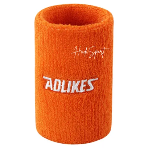 XẢ KHO Băng cổ tay Aolikes băng tay cầu lông yoga tennis pic dài 12cm thấm hút mồ hôi mã A-0235 (1 chiếc)