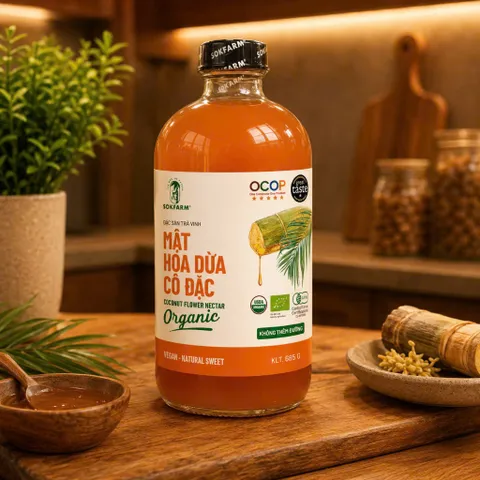 Mật hoa dừa cô đặc Sokfarm 685g