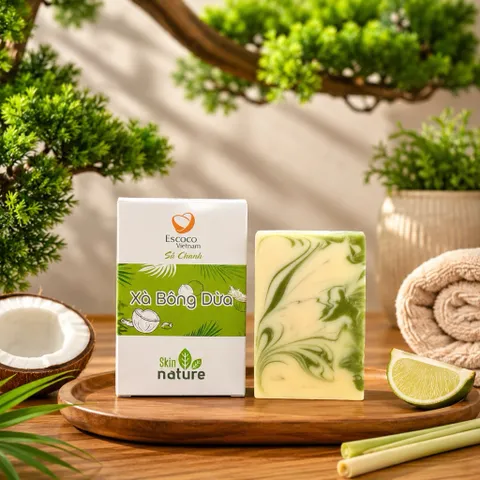Xà bông dừa sả chanh Escoco - Xà phòng Handmade Soap 802294
