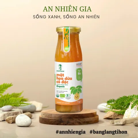Mật hoa dừa cô đặc Sokfarm 250g - gia vị cho bé ăn dặm 250g