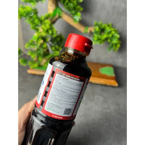 Thanh lí date 2/2027 Nước tương mật hoa dừa Sokfarm nắp đỏ 500ml - nước tương cho người ăn kiêng đậu nành