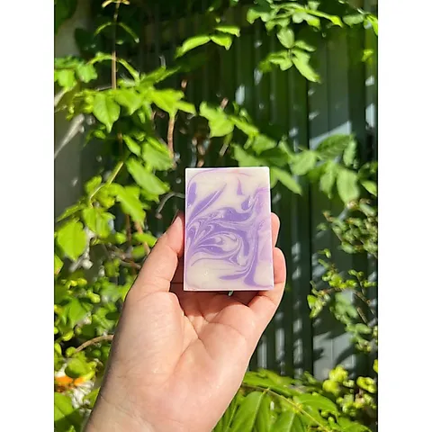 Xà bông Dừa Hương Hoa Oải Hương (Lavender) - Xà phòng thiên nhiên Handmade Soap 802288