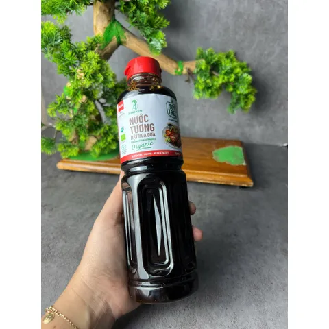 Thanh lí date 2/2027 Nước tương mật hoa dừa Sokfarm nắp đỏ 500ml - nước tương cho người ăn kiêng đậu nành
