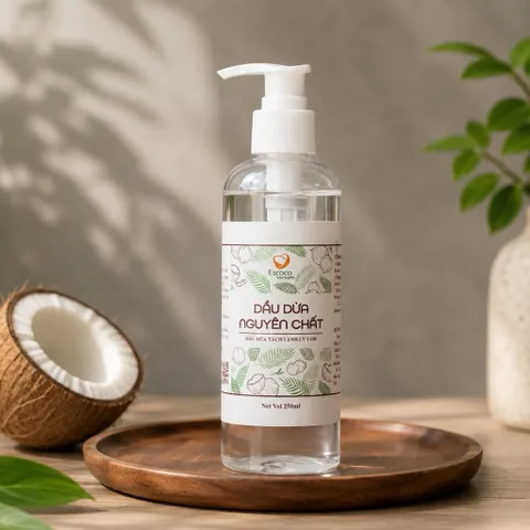 Dầu dừa tách lạnh ly tâm Coconut Oil Cold Pressed Escoco Vietnam 802301