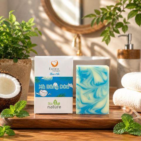 Xà bông dừa bạc hà Escoco 100g 802300
