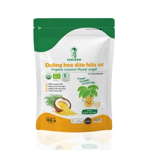 Combo 3 sản phẩm mật hoa dừa Sokfarm size nhỏ dùng thử