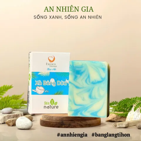 Xà bông dừa bạc hà Escoco 100g 802300