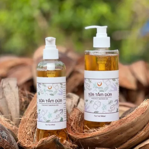 Sữa tắm dừa coconut shower gel Escoco 250ml - sữa tắm thiên nhiên - sữa tắm handmade 802311