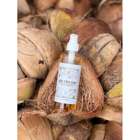 Sữa tắm dừa coconut shower gel Escoco 250ml - sữa tắm thiên nhiên - sữa tắm handmade 802311