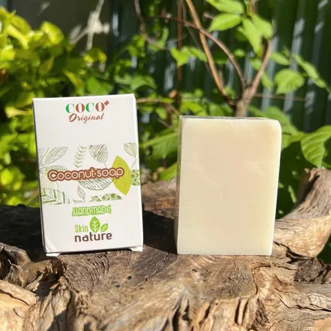 Xà bông dừa Hương Chanh Dừa phương pháp lạnh Escoco - Xà phòng thiên nhiên Handmade Soap 802312