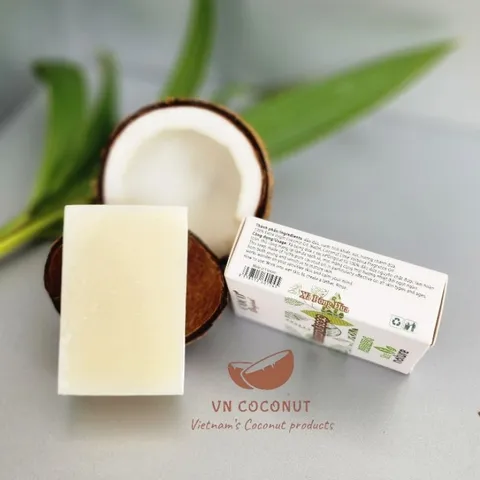 Xà bông dừa Hương Chanh Dừa phương pháp lạnh Escoco - Xà phòng thiên nhiên Handmade Soap 802312