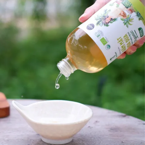 Giấm mật hoa dừa Sokfarm 500ml - giấm hữu cơ của Việt Nam
