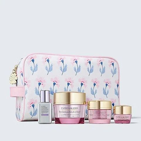Set Dưỡng Da Estée Lauder Resilience Multi-Effect Skincare Gift 4 Món