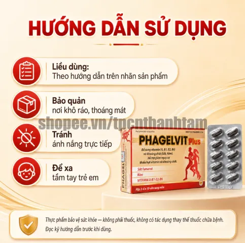 Vitamin tổng hợp PHAGELVIT PLUS bồi bổ cơ thể, tăng cường sức đề kháng - Hộp 30 viên