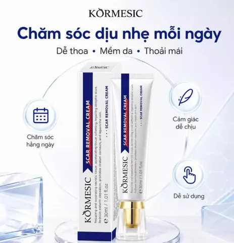 KORMESIC Kem Dưỡng Chăm Sóc Da 30ml – Hỗ Trợ Làm Mờ Dấu Vết Trên Da, Chất Kem Mịn Dễ Tán, Mềm Da, Không Bết Dính, Tiện