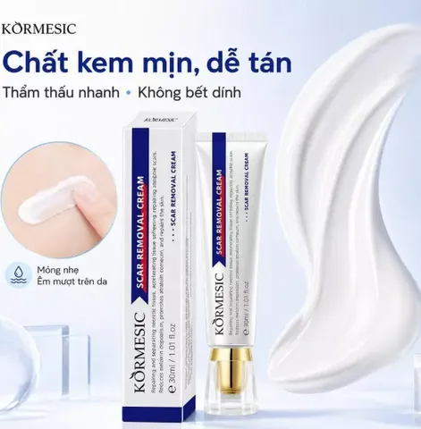 KORMESIC Kem Dưỡng Chăm Sóc Da 30ml – Hỗ Trợ Làm Mờ Dấu Vết Trên Da, Chất Kem Mịn Dễ Tán, Mềm Da, Không Bết Dính, Tiện