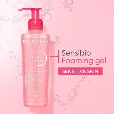 Sữa Rửa Mặt Dạng Gel Bioderma Cho Da Nhạy Cảm Sensibio Gel Moussant 200ml [hàng nhập khẩu]