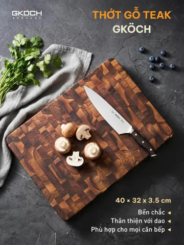 THỚT GỖ TEAK GKOCH 40 x 32CM