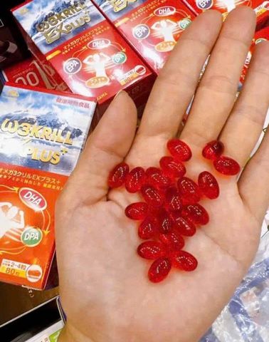 Dầu nhuyễn thể Omega 3 Krill EX Plus Yoshikawa 80 viên của Nhật Bản, cải thiện sức khỏe tim mạch, nâng cao sức đề kháng của cơ thể
