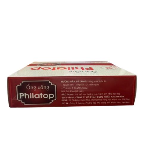 Ống Uống Philatop Khapharco Hộp  20 ống x 5ml