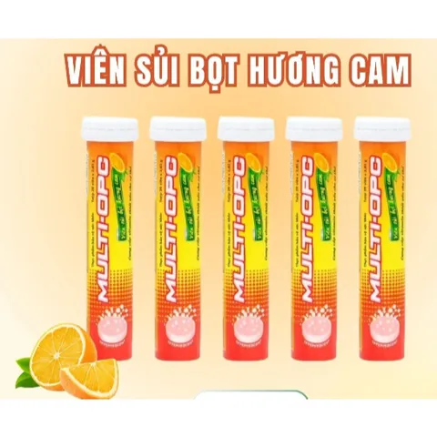 viên uống sủi bọt MULTI - OPC cung cấp vitamin và khoáng chất