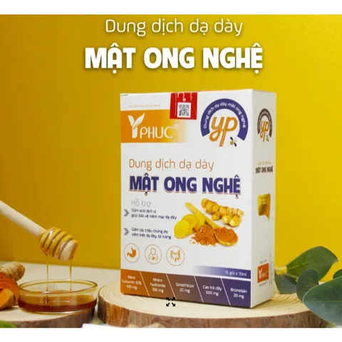 Dung Dịch Mật Ong Nghệ Yphuc.Vị Dễ Uống,An Toàn Hiệu Qua Cao - Chính Hãng