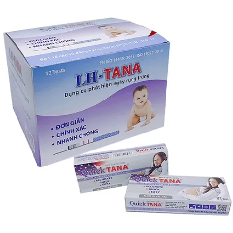 Que thử rụng trứng LH-Tana hỗ trợ phát hiện ngày rụng trứng nhanh chóng, đơn giản