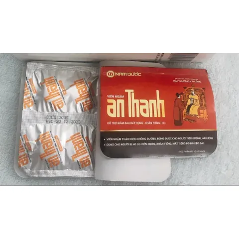 viên ngậm an thanh Giảm ho, tiêu đờm