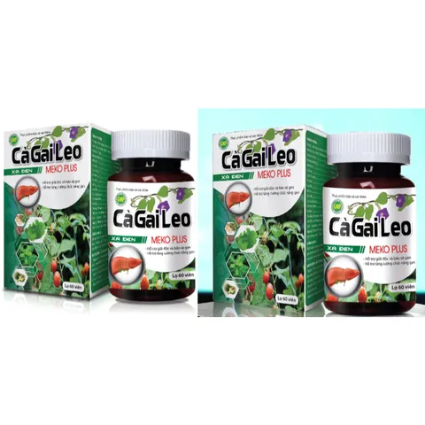 Cà Gai Leo Xạ Đen Meko Plus, hỗ trợ tăng cường chức năng gan và hỗ trợ giải độc gan