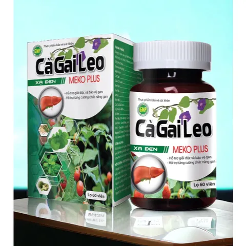 Cà Gai Leo Xạ Đen Meko Plus, hỗ trợ tăng cường chức năng gan và hỗ trợ giải độc gan