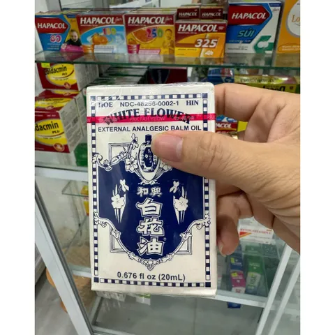 01 Chai Dầu Gió Xanh Con Ó Eagle Brand 2 Nắp Mỹ 24ML mẫu rồng(Singapore sx cho thị trường Mỹ)