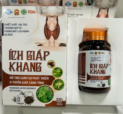 TPBVSK ÍCH GIÁP KHANG HỖ TRỢ GIẢM SỰ PHÁT TRIỂN CỦA U TUYẾN GIÁP LÀNH TÍNH