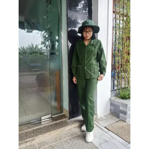 BỘ QUẦN ÁO PHỤC VỤ HỌC TẬP QUÂN SỰ KÈM MŨ DÀNH CHO NỮ (30-70kg)