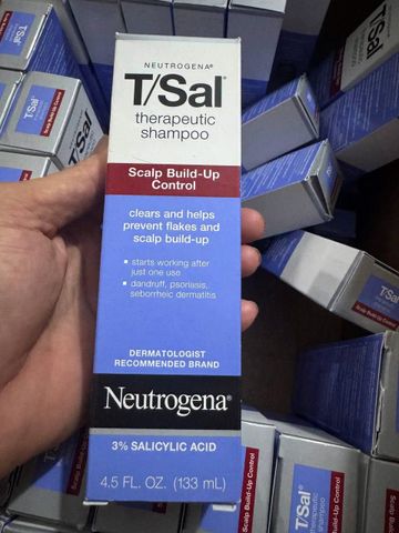 Dầu gội T'Sal của Neutrogena, kiểm soát gàu, chứa 3% axit salicylic, dung tích 4.5 FL. OZ. (133 mL)