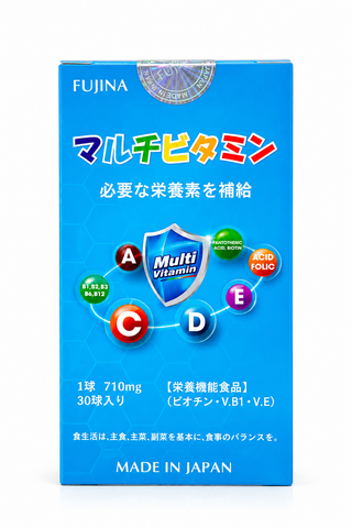 Viên Bổ Sung Vitamin Tổng Hợp Multi Vitamin Fujina Nhật - Giúp Tăng Cường Miễn Dịch & Phục Hồi Sức Khỏe (30 Viên)