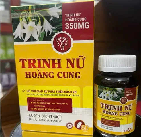 TPBVSK Trinh Nữ Hoàng Cung Lọ 50 Viên Hỗ Giảm Sự Phát Triển Của U Xơ