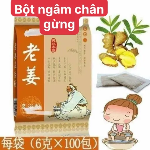 Bột ngâm chân thảo dược gói 100 túi lọc