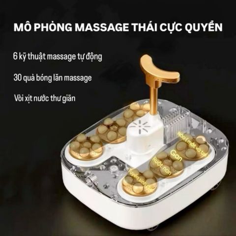 Bồn Ngâm Chân massage, massage ngâm chân hồng ngoại sục khí, con lăn massage tự động