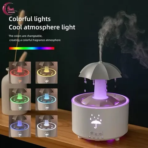 Máy xông tinh dầu mưa rơi 350ml, máy xông tinh dầu 2025, máy phun sương mưa rơi 350ml - Chip Beauty