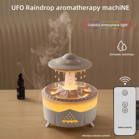 Máy xông tinh dầu mưa rơi 350ml, máy xông tinh dầu 2025, máy phun sương mưa rơi 350ml - Chip Beauty