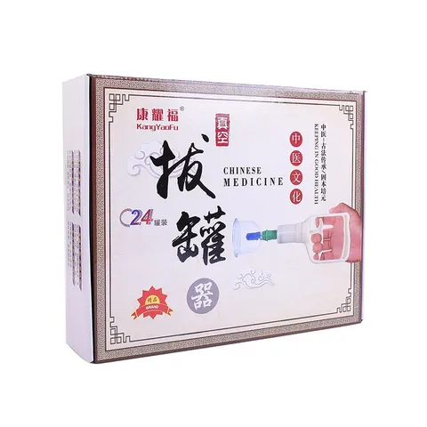 Bộ giác hơi không dùng lửa 24 cốc đủ phụ kiện. Bộ giác hơi chân không