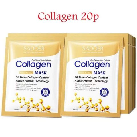 Mặt Nạ MASK Collagen Cung Cấp Protein Cấp Ẩm Mờ Nám Tàn Nhang Đều Da Chống Nếp Nhăn & Lão Hóa Da