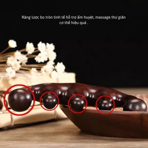 Mắt Lược Massage Nhỏ Da Đầu Bộ 2 Lược Massage Da Đầu Cho Tóc, Lược Gỗ Đàn Hương Giá Rẻ