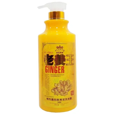 Dầu gội gừng ngăn rụng tóc giảm gầu lưu thông khí huyết cải thiện đau đầu mất ngủ
